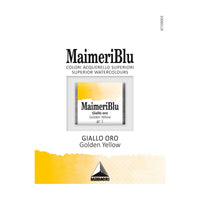 Akvarelna barva Maimeri Blu – polovična posodica 1,5 ml – Zlato rumena