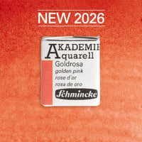 Akvarelna barva Schmincke AKADEMIE 1/2 ponvica - Golden pink – 305 Zlato roza