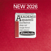 Akvarelna barva Schmincke AKADEMIE 1/2 ponvica - Golden pink – 335 Temno rdeča