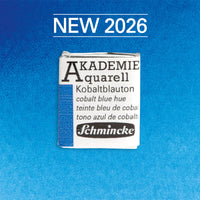 Akvarelna barva Schmincke AKADEMIE 1/2 ponvica - Golden pink – 405 Kobaltno modra imitacija