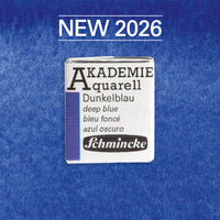 Akvarelna barva Schmincke AKADEMIE 1/2 ponvica - Golden pink – 444 Temno modra