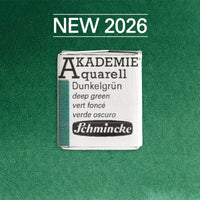 Akvarelna barva Schmincke AKADEMIE 1/2 ponvica - Golden pink – 556 Temno zelena