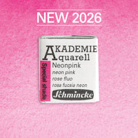 Akvarelna barva Schmincke AKADEMIE 1/2 ponvica - Golden pink – 952 Neon roza