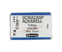 Akvarelna barva Schmincke Horadam v celi posodici – Dark blue – 498 Temno modra