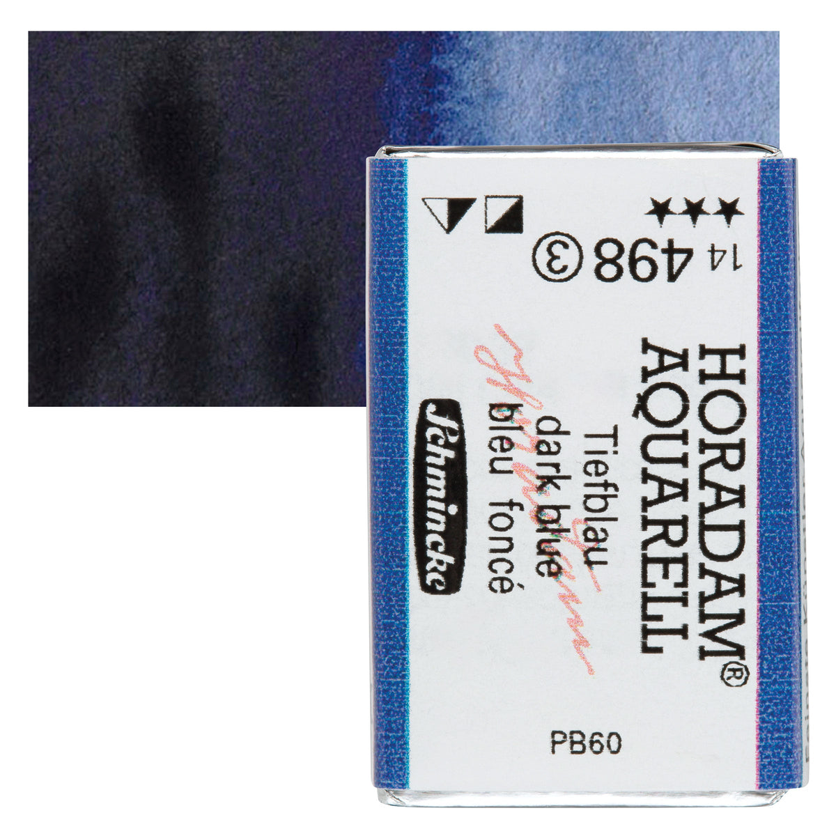 Akvarelna barva Schmincke Horadam v celi posodici – Dark blue