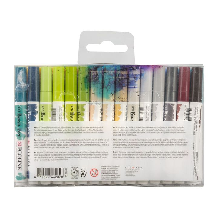 Akvarelna pisala Ecoline Brush Pen Additional – pogled 2