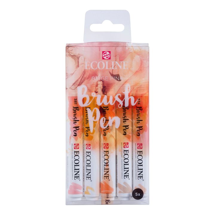 Akvarelna pisala Ecoline Brush Pen Beige Pink