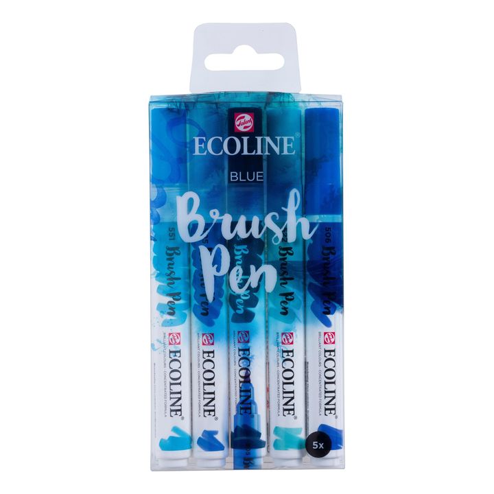 Akvarelna pisala Ecoline Brush Pen Blue