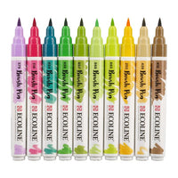 Akvarelna pisala Ecoline Brush Pen Botanic – pogled 3