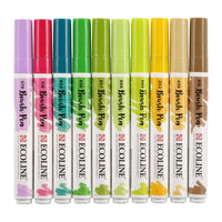 Akvarelna pisala Ecoline Brush Pen Botanic – pogled 5
