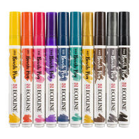 Akvarelna pisala Ecoline Brush Pen Dark – pogled 5