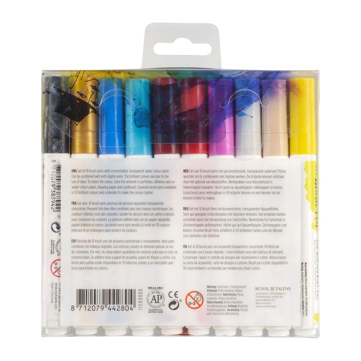 Akvarelna pisala Ecoline Brush Pen Fashion – pogled 2