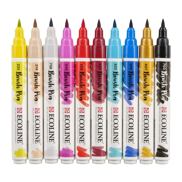 Akvarelna pisala Ecoline Brush Pen Fashion – pogled 3