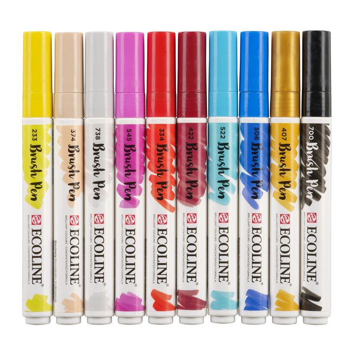 Akvarelna pisala Ecoline Brush Pen Fashion – pogled 5