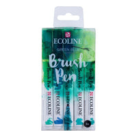 Akvarelna pisala Ecoline Brush Pen Green Blue