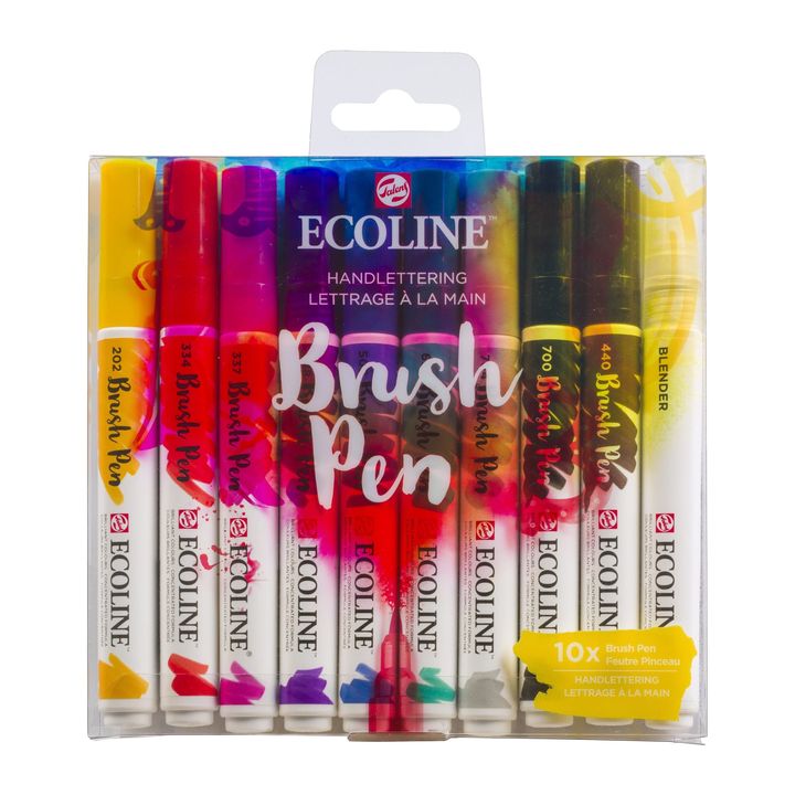 Akvarelna pisala Ecoline Brush Pen Hand Lettering