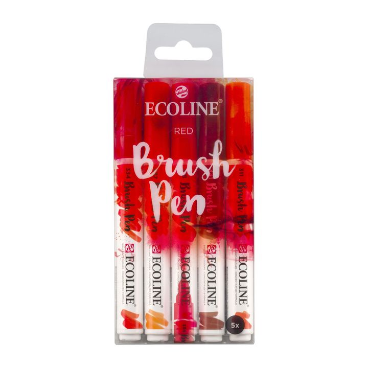 Akvarelna pisala Ecoline Brush Pen Red