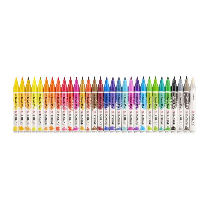 Akvarelna pisala Ecoline Brush Pen – pogled 2