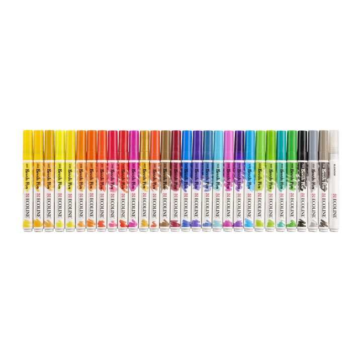 Akvarelna pisala Ecoline Brush Pen – pogled 4