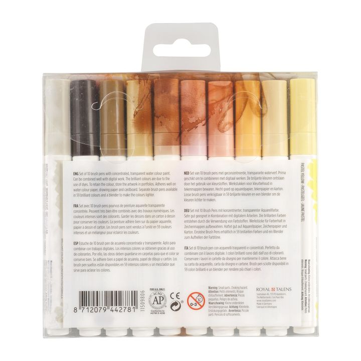 Akvarelna pisala Ecoline Brush Pen Skin – pogled 2