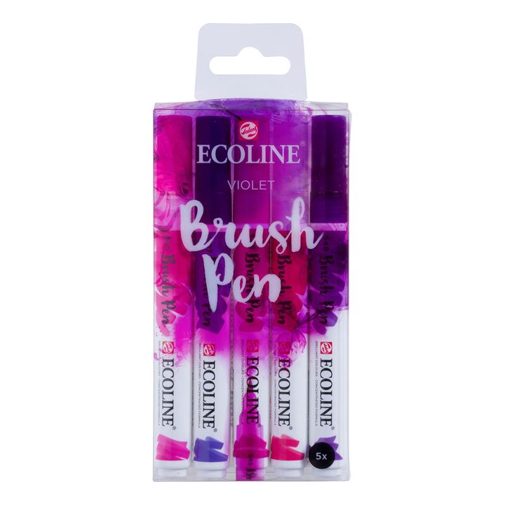 Akvarelna pisala Ecoline Brush Pen Violet
