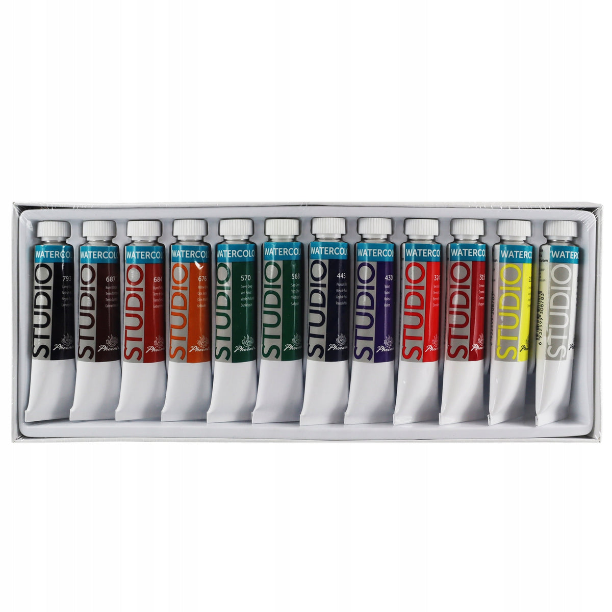 Akvarelne barve Phoenix – set 12–24 × 12 ml