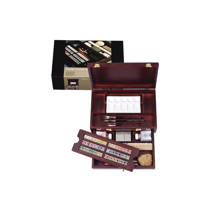 Akvarelne barve Rembrandt box master/42 posodica + pribor