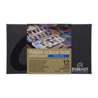 Akvarelne barve Rembrandt Granulacijska box - 12 posod