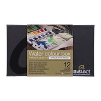 Akvarelne barve Rembrandt Opaque White Mixing box - 12 posod