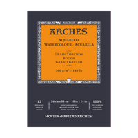 Akvarelni blok ARCHES Aquarelle grobo zrnat naravno bela 300 g/m² – 12 listov