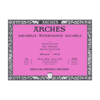 Akvarelni blok ARCHES HP naravno bela 300 g/m² – 20 listov