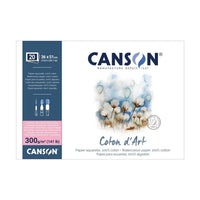 Akvarelni blok CANSON Coton d'Art HP 300 g/m² 36 x 51 cm - 20 listov
