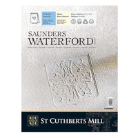 Akvarelni blok CANSON Saunders Waterford CP bel 300 g/m² 23 × 31 cm