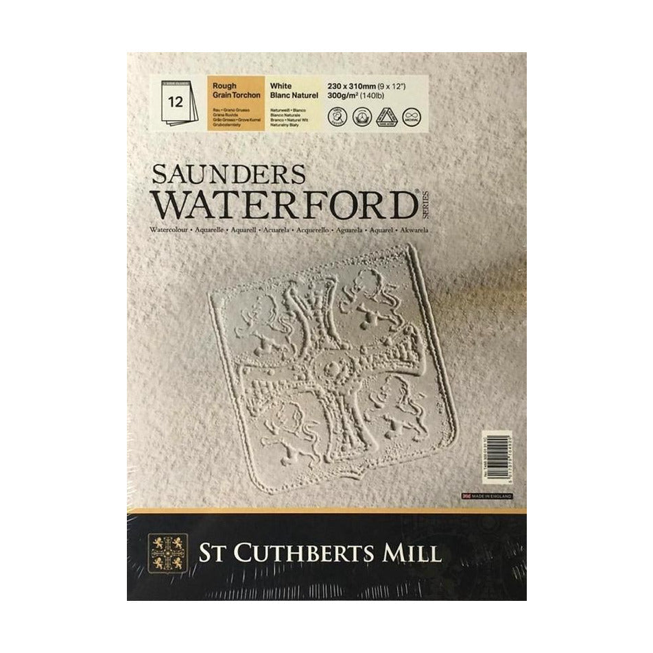 Akvarelni blok CANSON Saunders Waterford CP bel 300 g/m² 23 × 31 cm