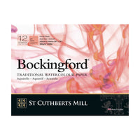 Akvarelni blok CANSON St Cuthberts Bockingford gladek (HP) bel 300 g/m² - 12 listov