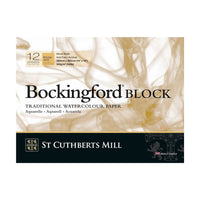 Akvarelni blok CANSON St Cuthberts Bockingford Rough 300 g/m² 31 – 41 cm - 12 listov