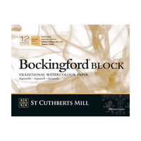 Akvarelni blok CANSON St Cuthberts Bockingford Rough 300 g/m² 31 – 41 cm - 12 listov