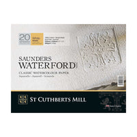 Akvarelni blok CANSON St Cuthberts Saunders Waterford Rough 300 g/m² 26 – 51 cm - 20 listov