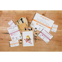 Akvarelni blok CLAIREFONTAINE Fontaine HP ekstra bel 300 g/m² 12 x 18 cm - 12 listov