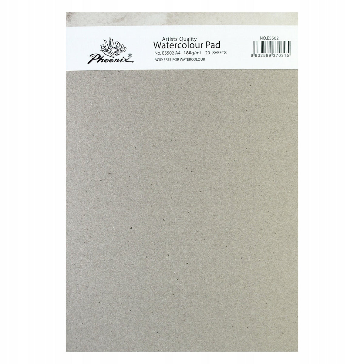 Akvarelni blok Phoenix 180 g/m², 21 × 29,7–29,7 × 42 cm - 20 listov