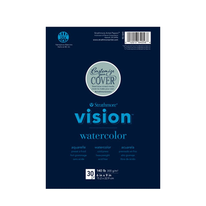 Akvarelni blok Strathmore Vision 30 listov | različne dimenzije