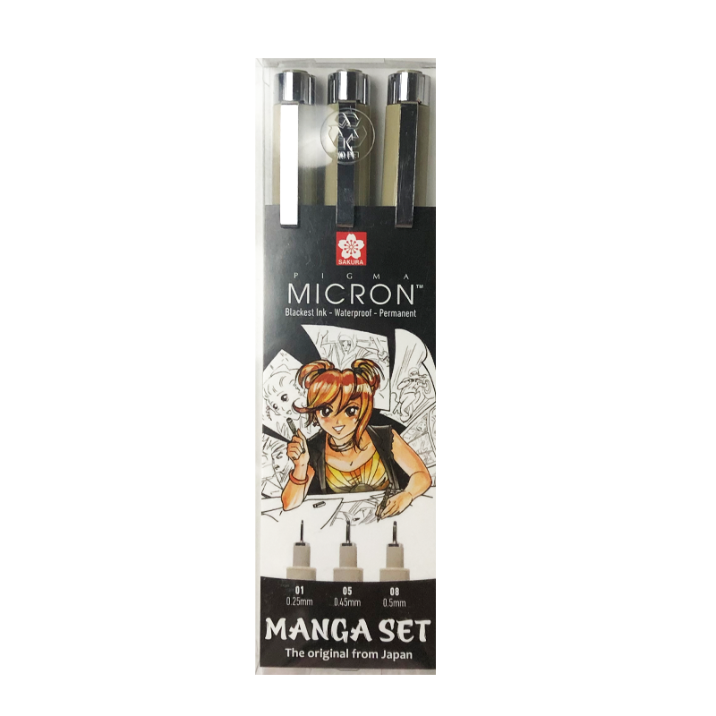 Akvarelni čopičasti flomastri SAKURA Koi Manga / set