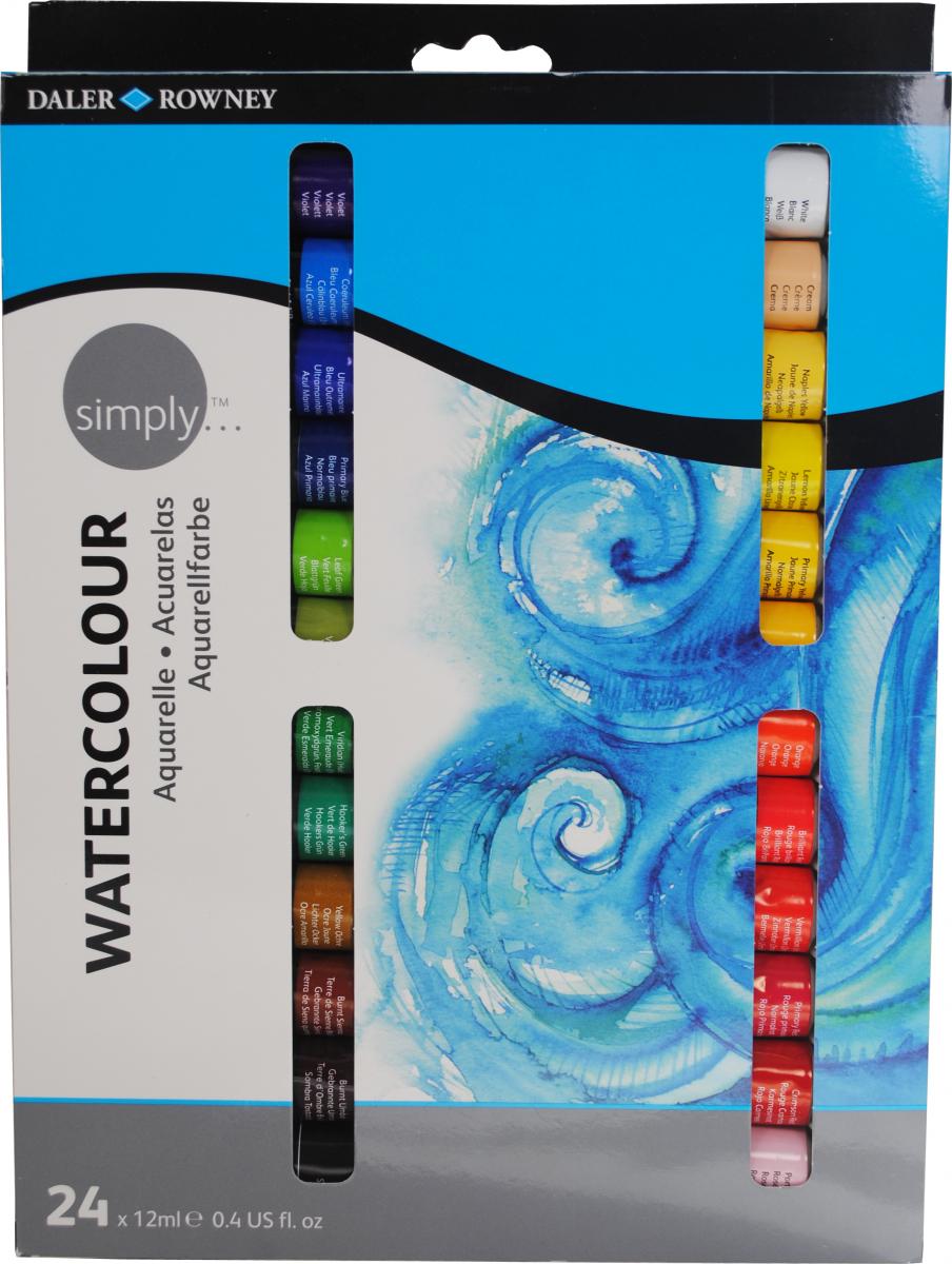 Akvarelni set Daler- Rowney - 24 x 12ml