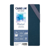 Akvarelni skicirni blok CANSON Montval harmonika CP 300 g/m² A5 - 18 listov