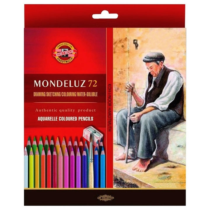 Akvarelni svinčniki Mondeluz / 72 kosov