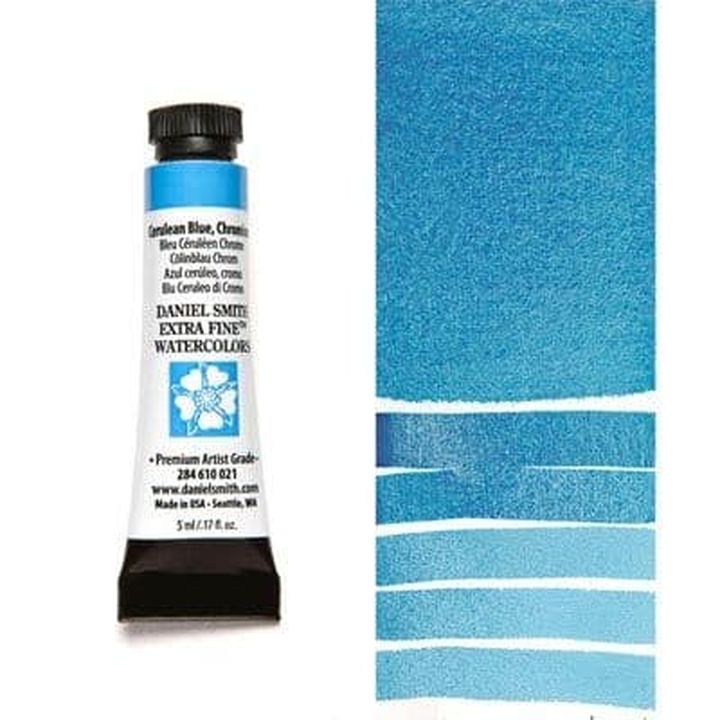 Akvarelne barve Daniel Smith Extra Fine – 021 Cerulean Blue Chromium