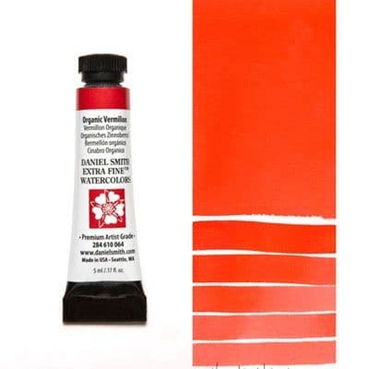 Akvarelne barve Daniel Smith Extra Fine – 064 Organic Vermilion