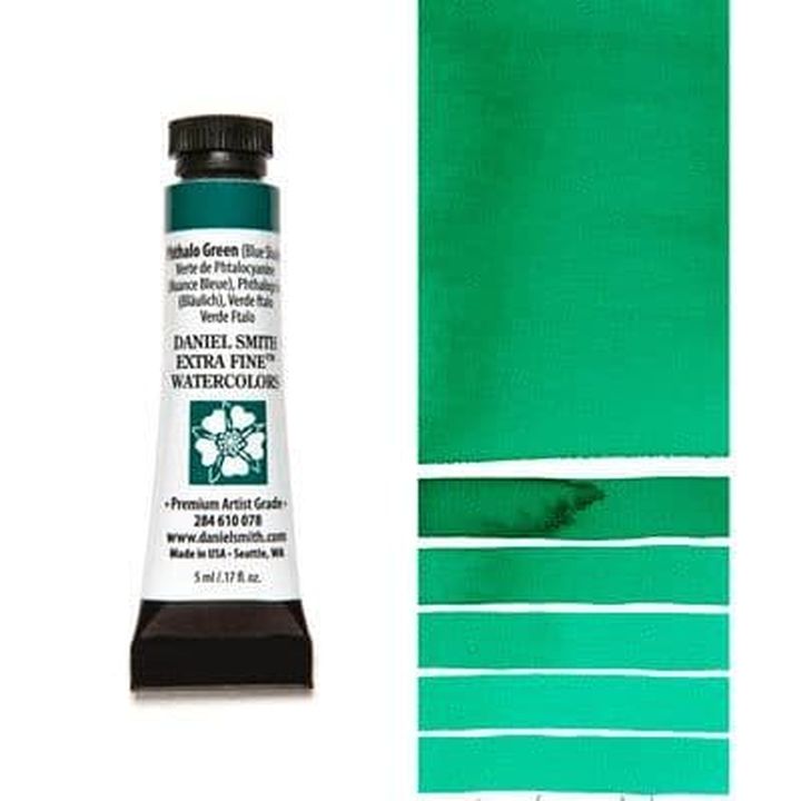 Akvarelne barve Daniel Smith Extra Fine – 078 Phthalo Green (Blue Shade)