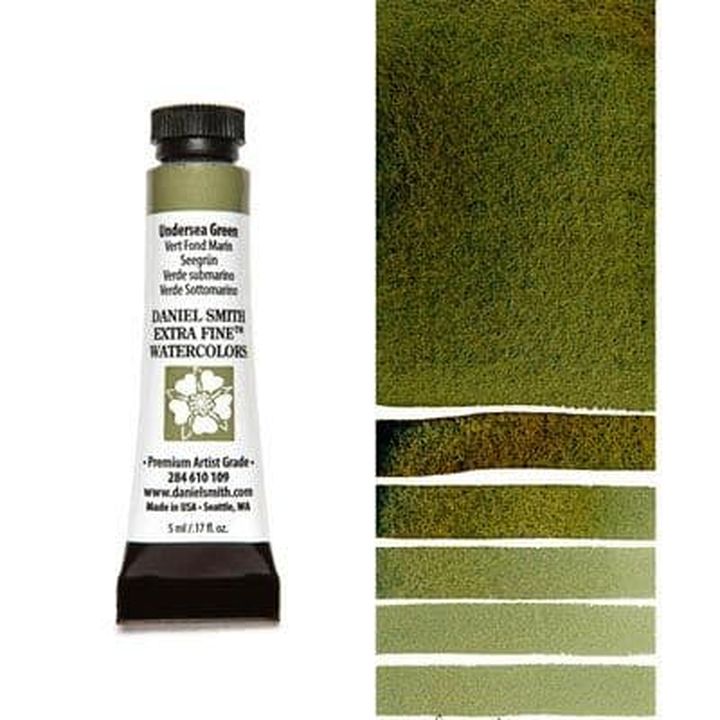 Akvarelne barve Daniel Smith Extra Fine – 109 Undersea Green