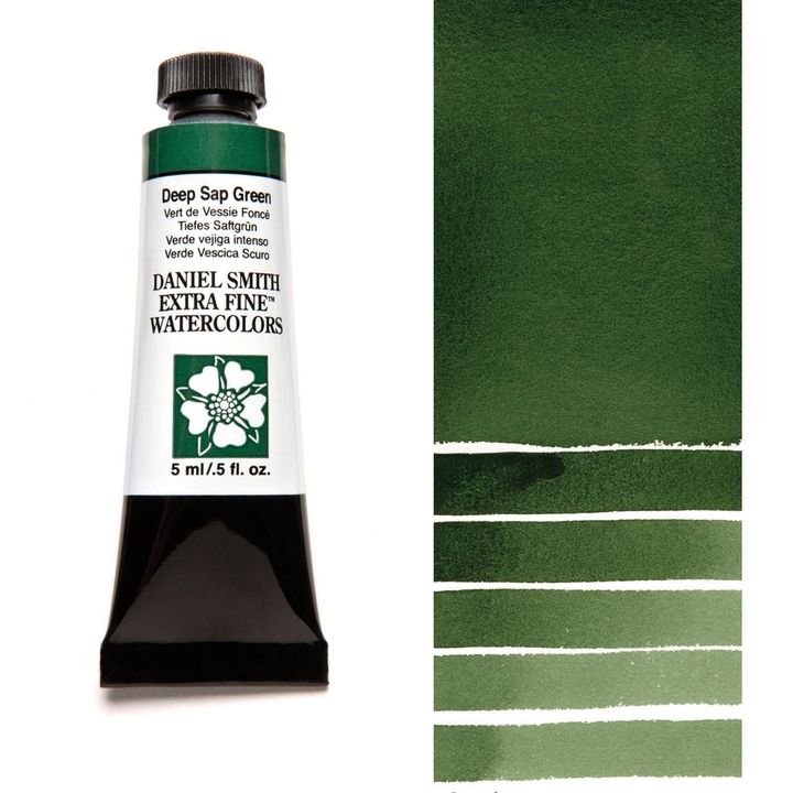 Akvarelne barve Daniel Smith Extra Fine – 175 Deep Sap Green